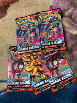 Pokemon Chaos rising booster packs