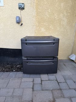 Washer & Dryer Pedestal with Storage Drawer