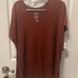 Nine West NWT XXL V-Neck Top