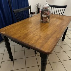 Butcher Block Dining Table 