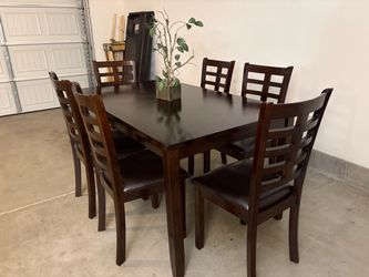 7pc DINING TABLE EXCELLENT SHAPE