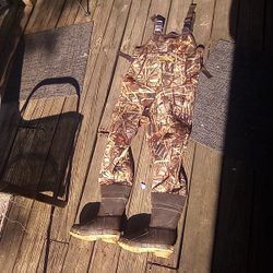 Cabela's Fishing Bib Overalls Waders 2 Pair