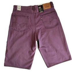 Levi's Purple Baggy X-Long Shorts - Pride Collection - Men's 34 - New