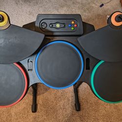 Guitar Hero Drum Kit + Real DD-502 Bass Pedal – Xbox 360