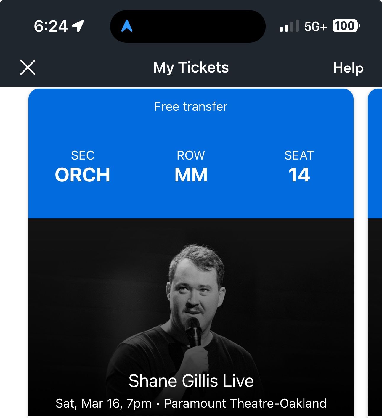 Shane Gillis Tomorrow Saturday 7pm