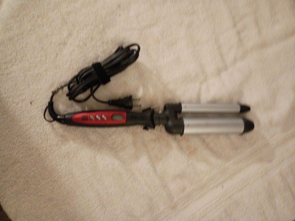 Double Curling Iron In One