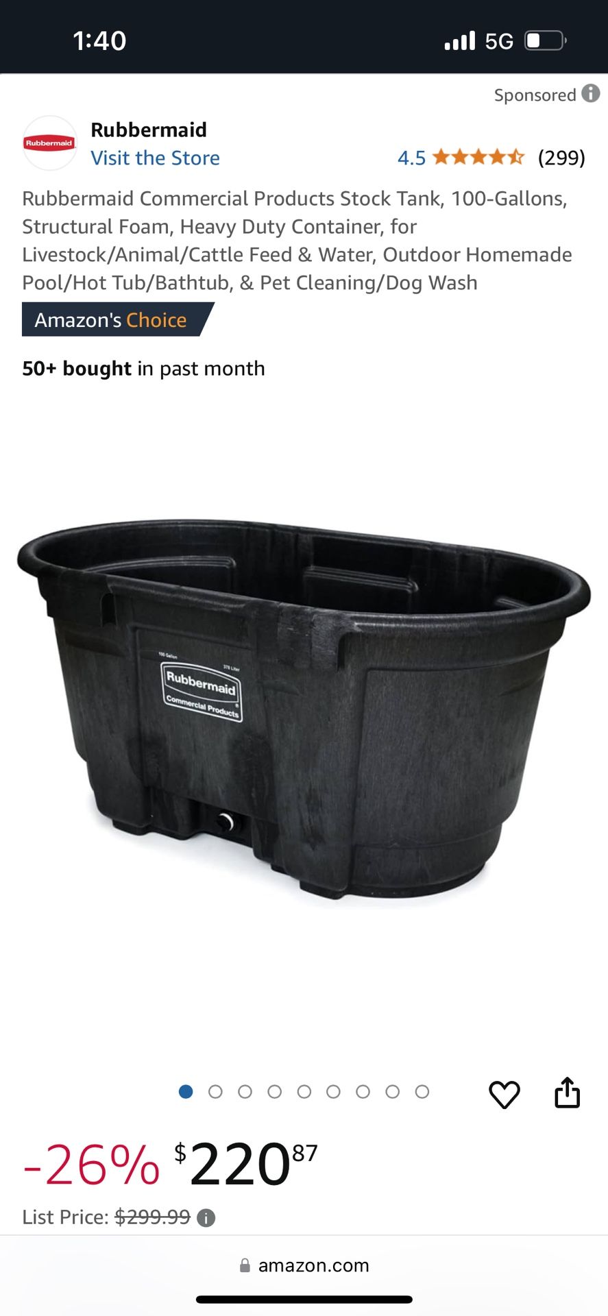 100 Gal Heavy Duty Container