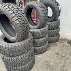 275/55R20 SET OF 4 ALL TERRAIN TIRES WITH INSTALLATION AND BALANCING 