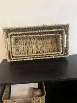 3 Wicker Baskets