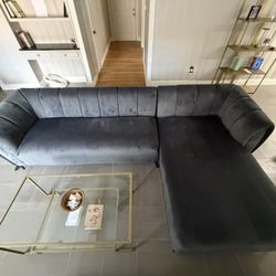 Velvet Couch 
