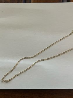 14k 16inch 1.5mm Mariner necklace
