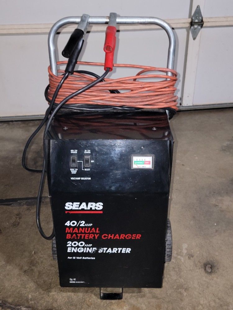 75 O.B.O. Sears 40/2 Battery CHARGER. 200 Amp. for Sale in Buena Park