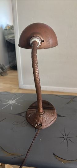 Vintage gooseneck lamp