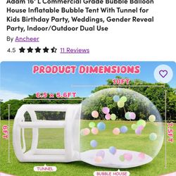 Inflatable Bubble House