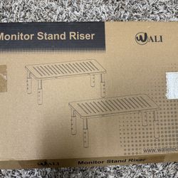 Monitor Stand Riser - Set Of 2 - Open Box New