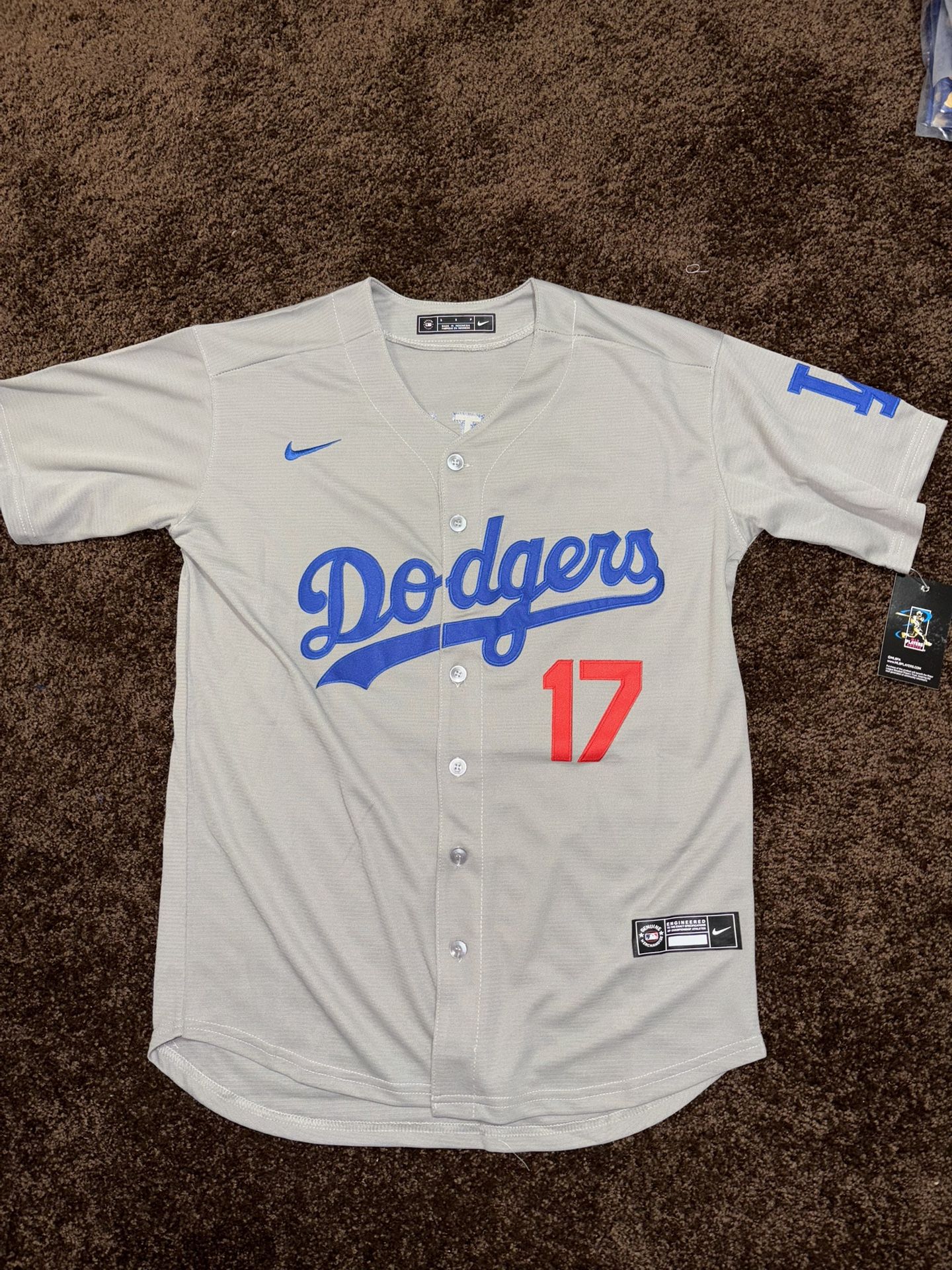 Gray Dodgers Ohtani Jersey