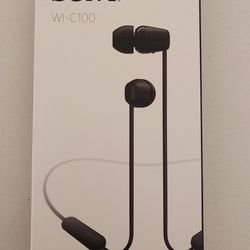 Sony WI-C100 wireless in-ear headphones