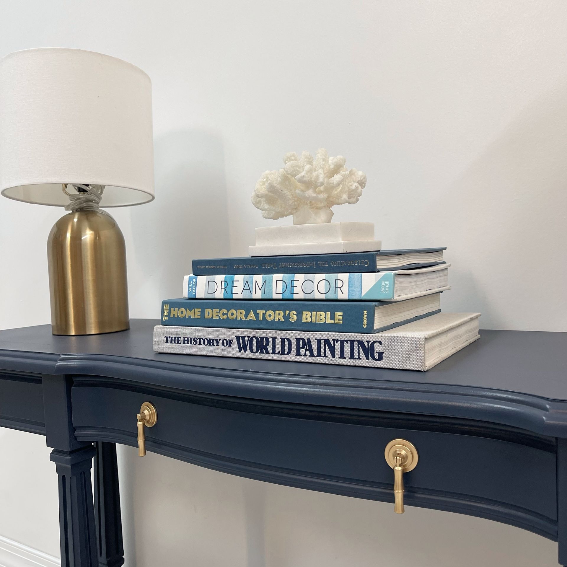 Coastal Blue Entryway Table