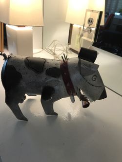 Metal art Bulldog