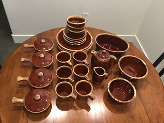 Hull - Vintage 1960’s Oven Proof Line (Brown Drip)