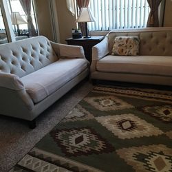 LIVING SPACES sofa and love seat. very clean / gently used