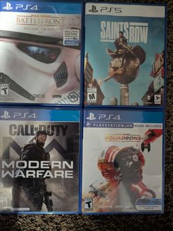 PS4/PS5 Game Bundle – Lot of 4