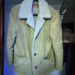 Vintage Levi Men Sherpa Lined Jacket