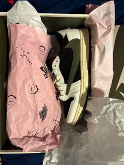 Travis Scott 1 Low Reverse Olive