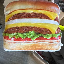 In N Out Burger Pillow 