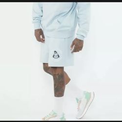 Puma X Animal Crossing New Horizons Drawstring Shorts Color Sky Blue