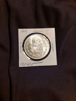 Mexico 1964 Uncirculate Silver Un Peso 