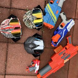 Nerf Guns And Masks