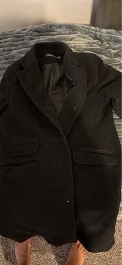 Ralph Lauren Black Wool Coat