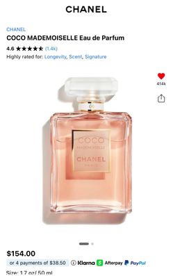 Chanel Mademoiselle Eau de Parfum 1.2 OZ