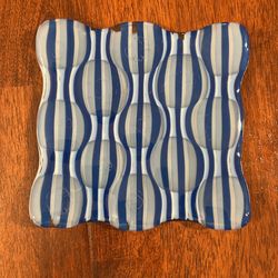 Fused Glass Optic Illusion Tray