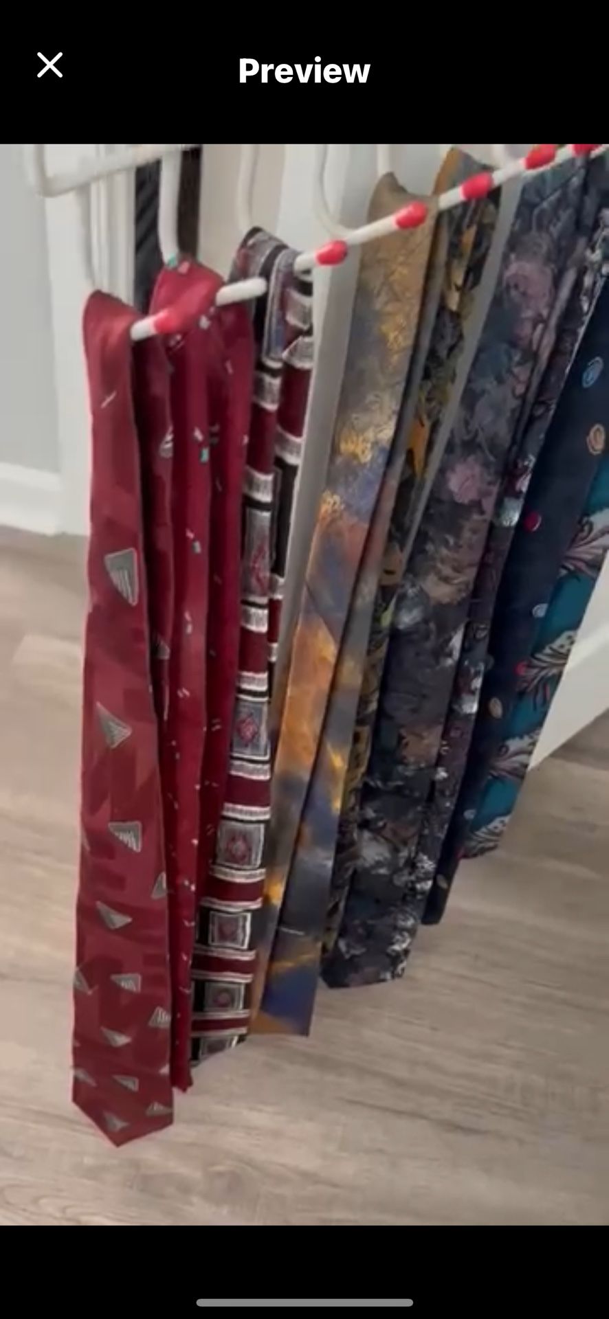9 Men’s Ties—$2 Each; 3 For $5