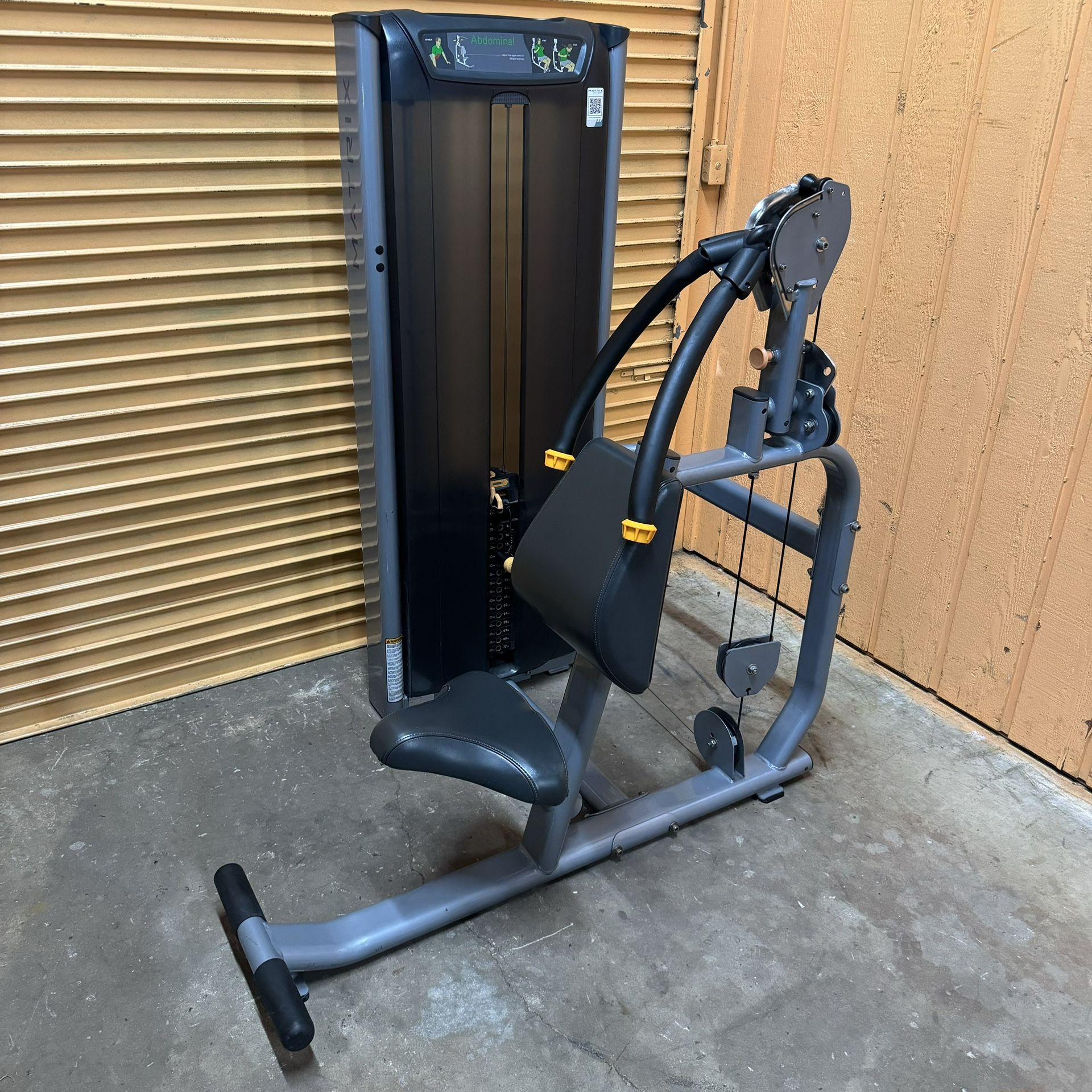 Matrix Versa VS-S53 Abdominal Crunch- Commercial Gym Equipment - Cybex, Precor, Nautilus, Flex, Life Fitness, Hammer Strength, Icarian, Strive,
