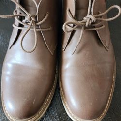Flex Step Chuck Brown Dress Shoes Size 10 Like Nes
