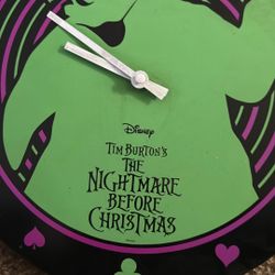AWESOME GLOWING 24 Inch OOGIE BOOGIE DISNEY CLOCK!