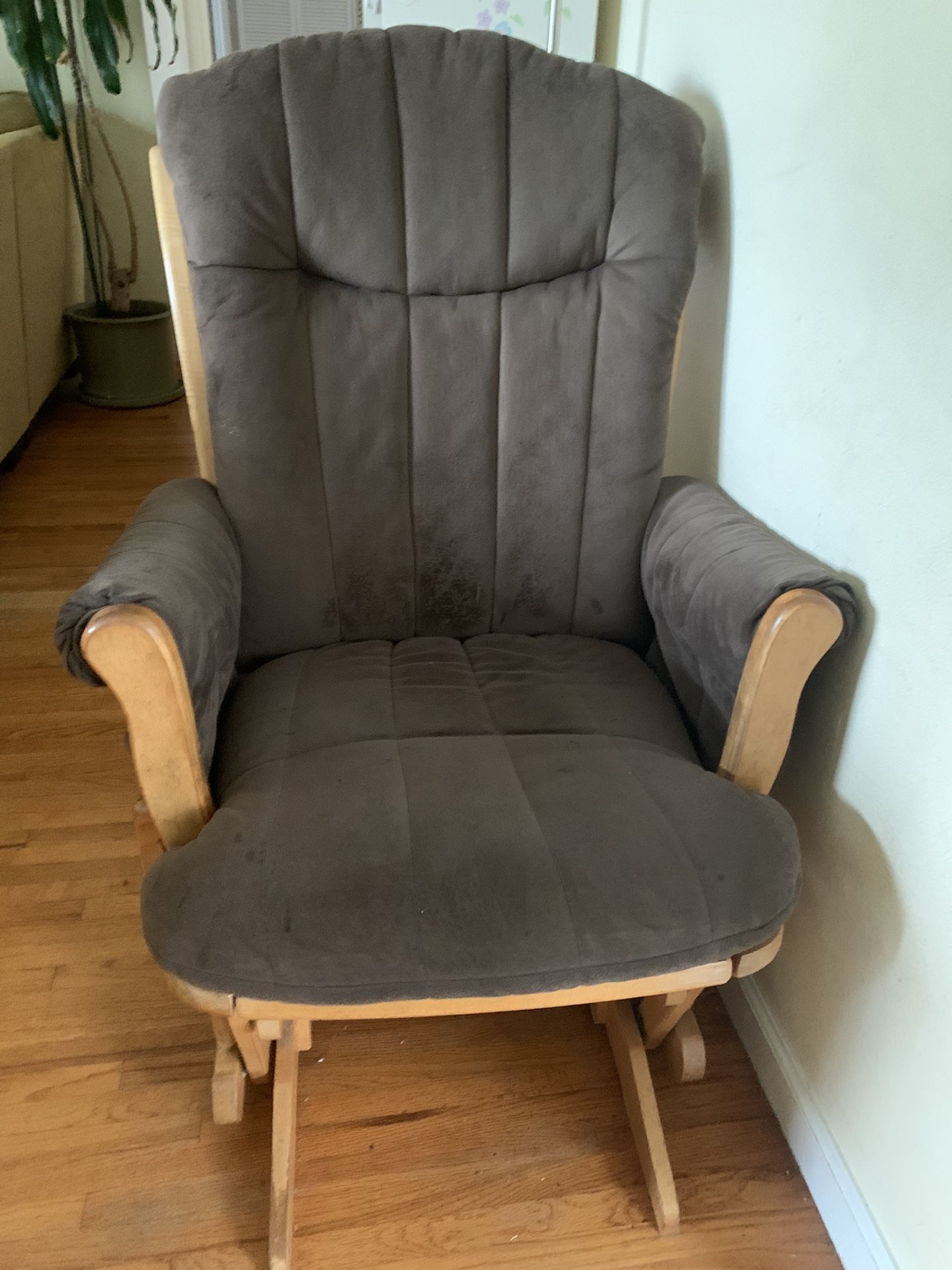 Rocking Glider Blonde Wood