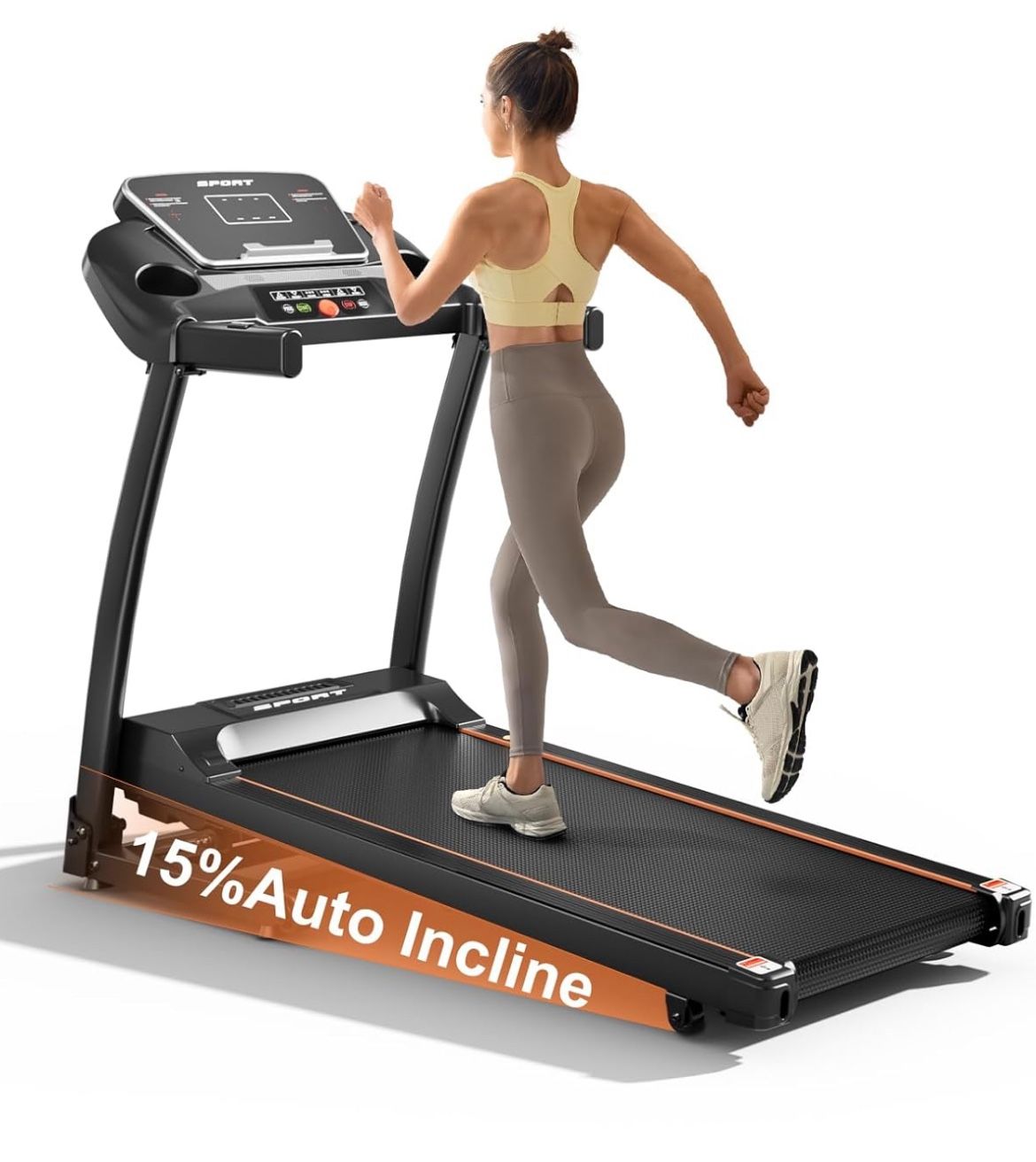 Exercise Machine 300 Pound Treadmill Folding Treadmills With