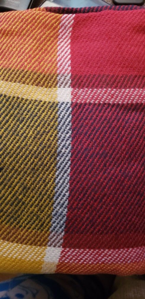 Wander Agio Women's Fashion Long Shawl Big Grid Winter Warm Lattice Large Scarf