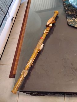 African tribal blowgun