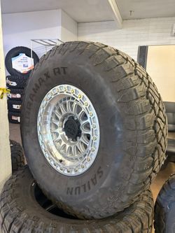 17x9 F150 Wheels and Tires with 37/12.50/17 Used 75% Tread life