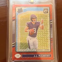 Red Optic JJ McCarthy Rated Rookie