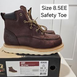 Red Wings Irish Setter Safety Toe Work Boots Size 8.5 