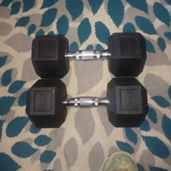 2 30lb Dumbells 