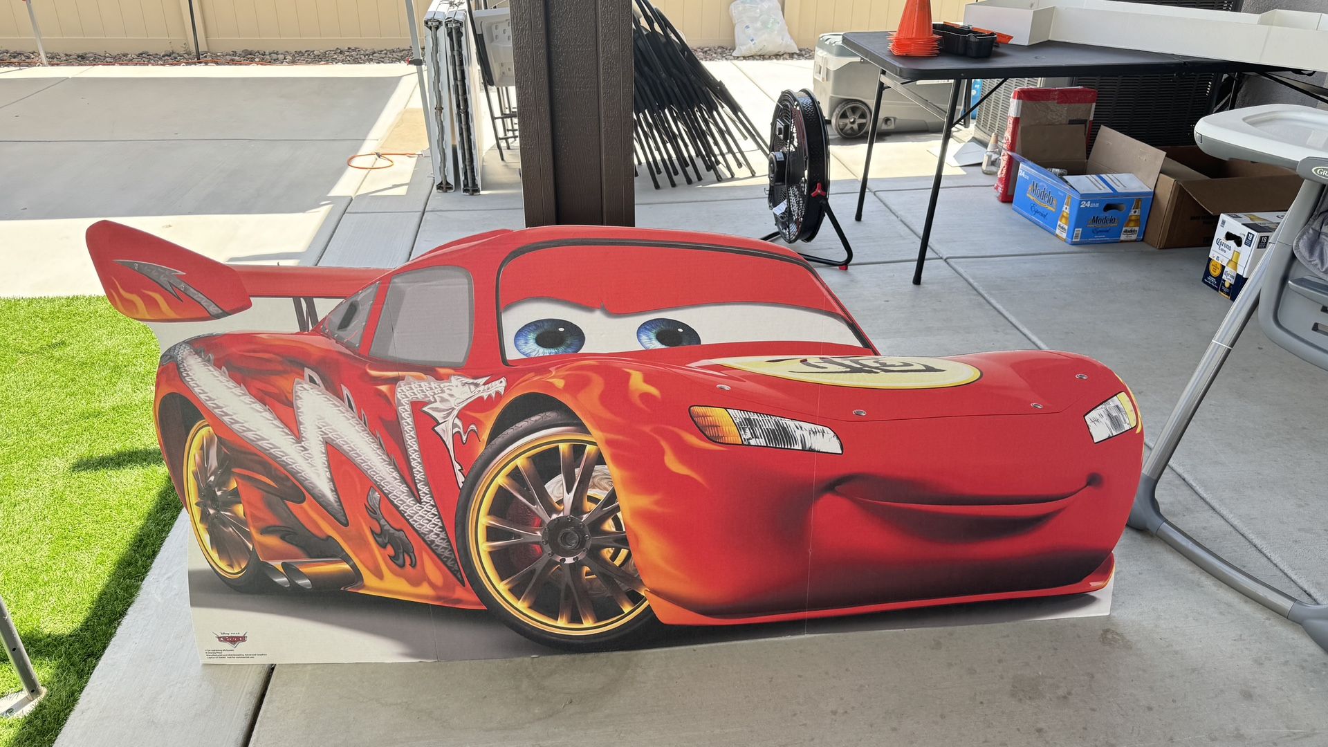 Lightning McQueen Life Size Cardboard Cutout Standup
