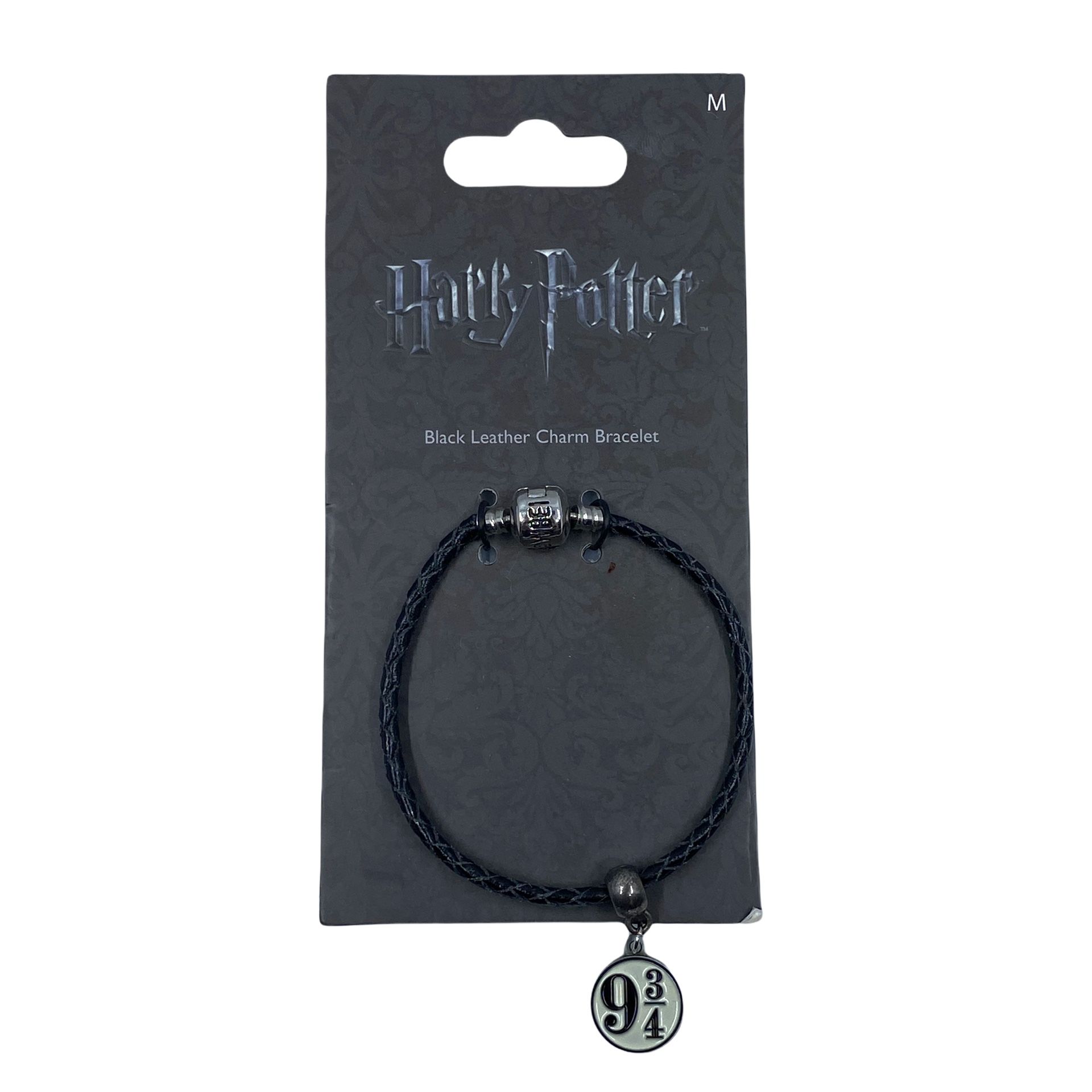 Harry Potter Black Leather Charm Bracelet 