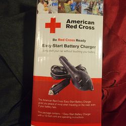 American Red Cross/Easy-Start Battery Charger/Jump start your car without touching your battery🔋!!!